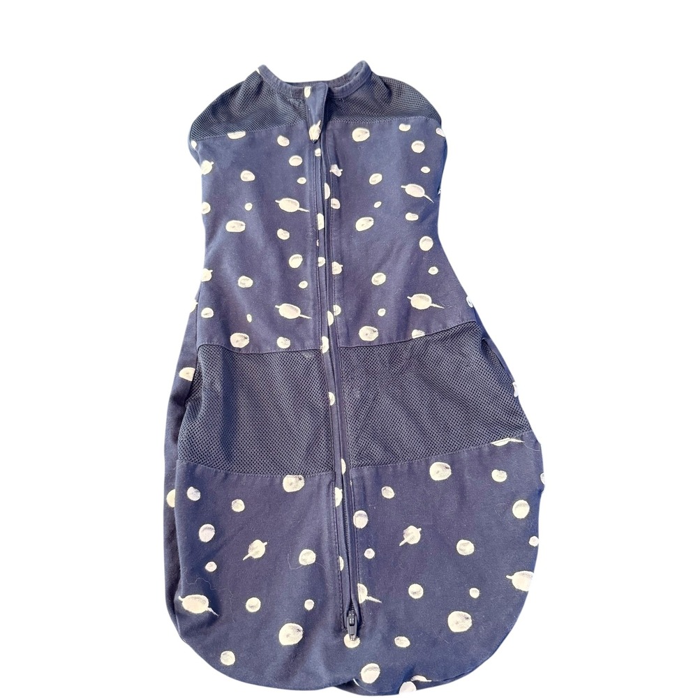 Happiest Baby Sleepsack Medium‎ Navy Blue with White Satellites